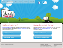 Tablet Screenshot of handyhaulage.ie